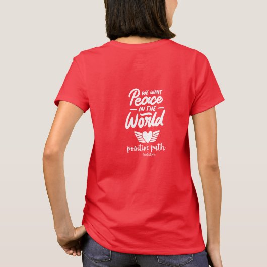 PEACE T-SHIRT (Achterkant)