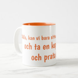 Peace Talks: koffie-Mok Tweekleurige Koffiemok