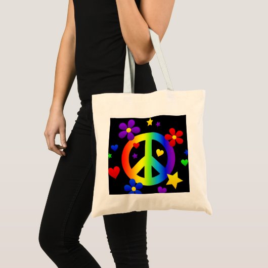 PEACE-Tas Tote Bag (Voorkant (product))