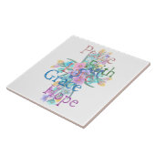 Peace  tegeltje (Zijkant)