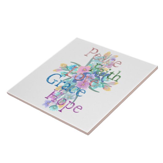 Peace  tegeltje (Zijkant)