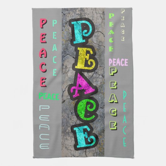 Peace Theedoek (Verticaal)