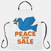 Peace themed apron schort (Voorkant)