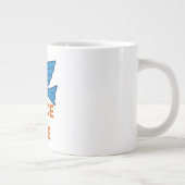 Peace Themed Coffe Mug ,Traveller Mug Grote Koffiekop (Rechts)