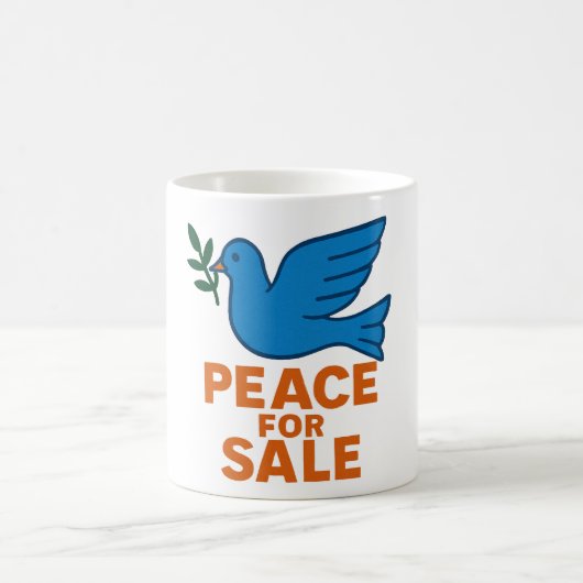 Peace Themed Coffe Mug ,Traveller Mug Koffiemok (Center)