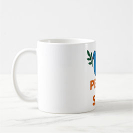 Peace Themed Coffe Mug ,Traveller Mug Koffiemok