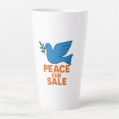 Peace Themed Coffe Mug ,Traveller Mug Latte Mok (Voorkant)