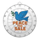 Peace Themed Dartbord (Voorkant)