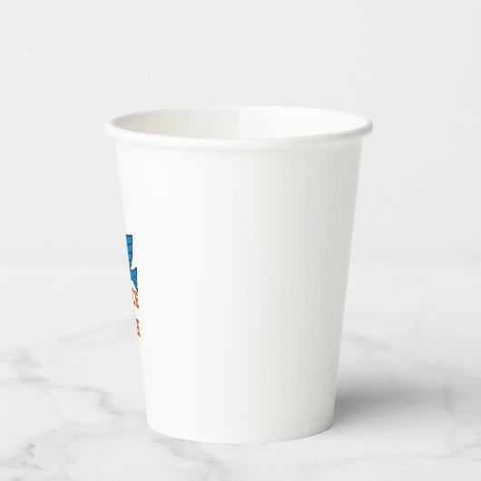 Peace Themed Papieren Bekers (Links)