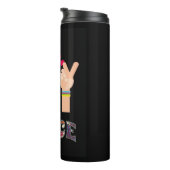 Peace Thermal Tumbler Thermosbeker (Geroteerd rechts)