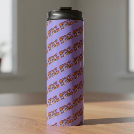 Peace Thermal Tumbler Thermosbeker