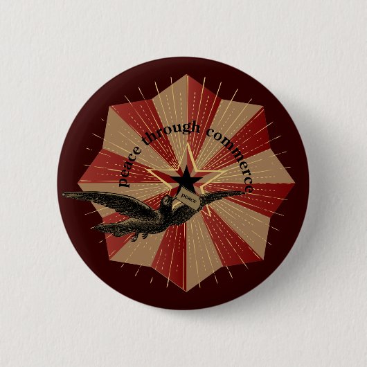 Peace Through Commerce Button (Voorkant)