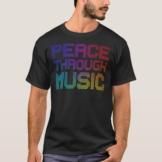 Peace Through Concert Music T Shirt - C (Voorkant)