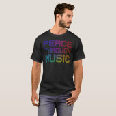 Peace Through Concert Music T Shirt - C (Voorkant volledig)