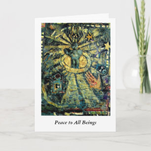 Peace to All Beings Feestdagen Kaart