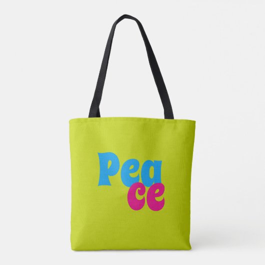 Peace Tote Bag (Achterkant)