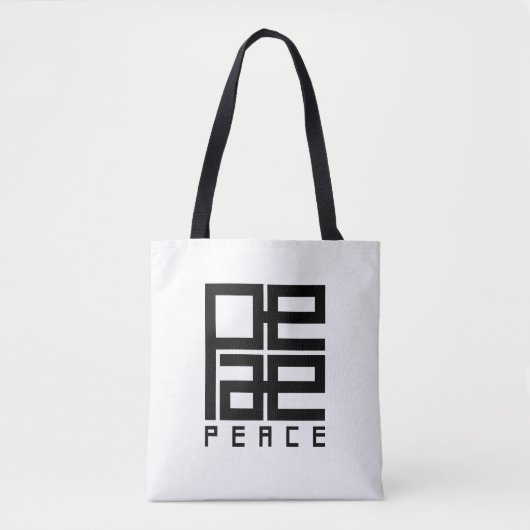 peace tote bag (Voorkant)