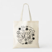 Peace Tote Bag (Achterkant)