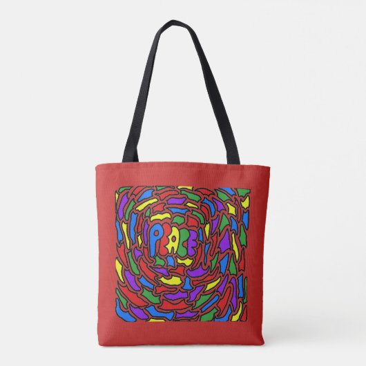 Peace Tote Bag (Achterkant)