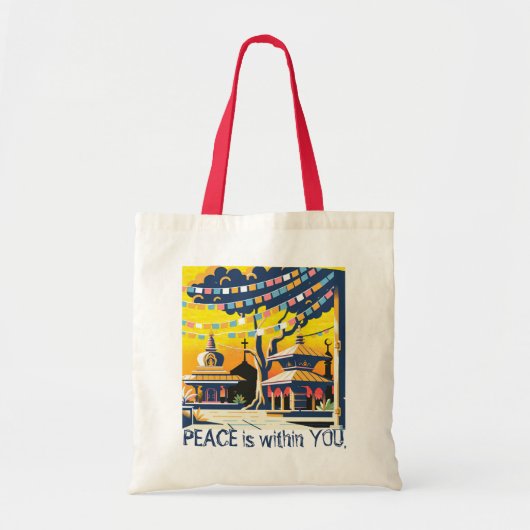 Peace Tote Bag (Voorkant)