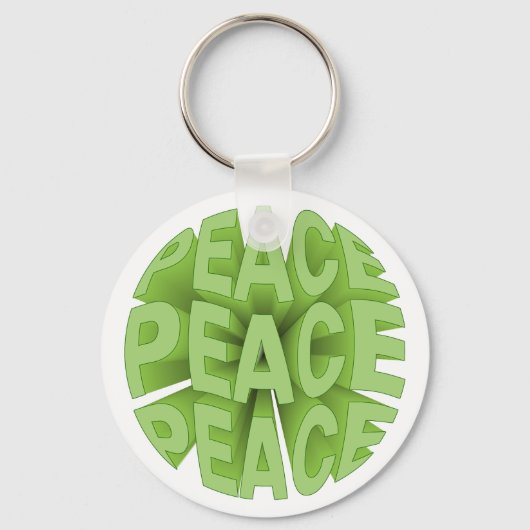 peace tote tas sleutelhanger (Voorkant)