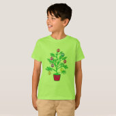 Peace Tree-feestdag met vredessymbolen T-shirt (Voorkant volledig)