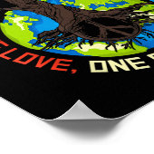 Peace Tree Love - Environmental Protection Earth D Poster (Hoek)