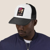 Peace Trucker Hat Pet (In situ)