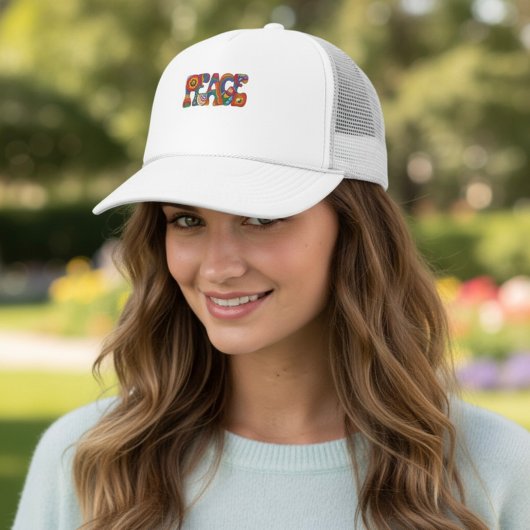 Peace Trucker Hat Pet