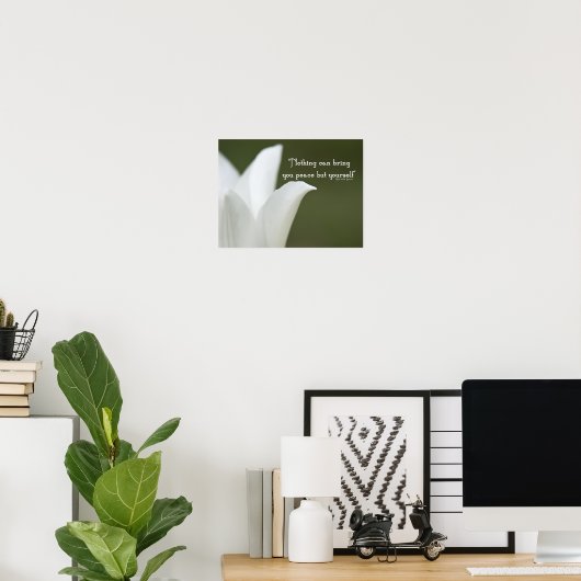 Peace Tulip Poster (Thuiskantoor)
