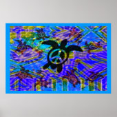 Peace Turtle Poster (Voorkant)
