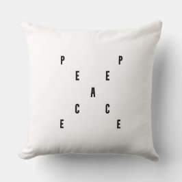 Peace Typography Kussen