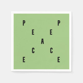 Peace Typography Servet