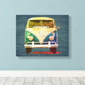 Peace Van Canvas Afdruk (Insitu (Houten vloer))