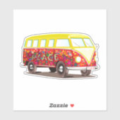 Peace van sticker (Vel)