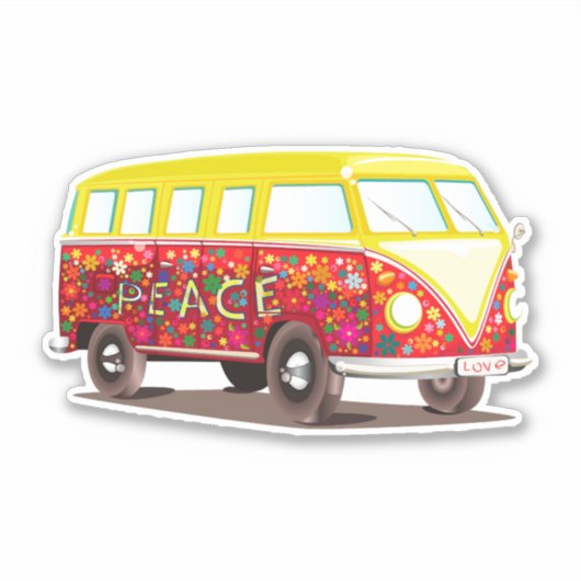 Peace van sticker (Voorkant)