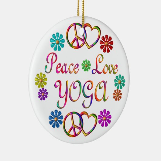 PEACE VERLIEZEN YOGA KERAMISCH ORNAMENT (Rechts)