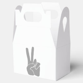 Peace Victory Hand Gesture Favoriet Box Bedankdoosjes