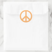 Peace Vierkante Sticker (Tas)