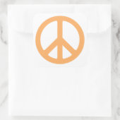 Peace Vierkante Sticker (Tas)