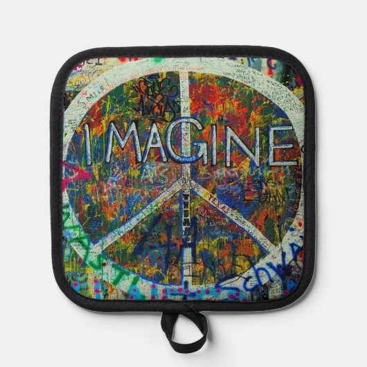 Peace Wall Art Pannenlap (Voorkant)