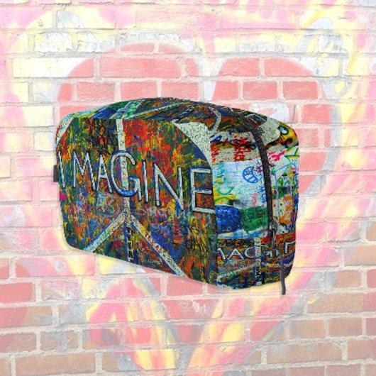 Peace Wall Art Toilettasje