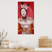 Peace Warrior Poster (Keuken)