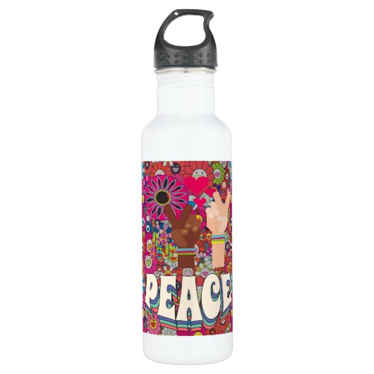 Peace Water Fles (Voorkant)