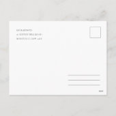 Peace Waterverf Pine-kerstboom Gift-foto Feestdagenkaart (Achterkant)