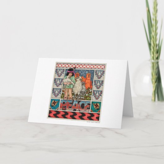 PEACE-wenskaart Kaart (Voorkant)