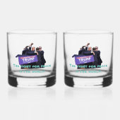Peace Whiskey-bril Whisky Glas (Voorkant)