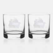 Peace Whiskey-bril Whisky Glas (Achterkant)
