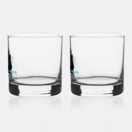 Peace Whiskey-bril Whisky Glas (Links)