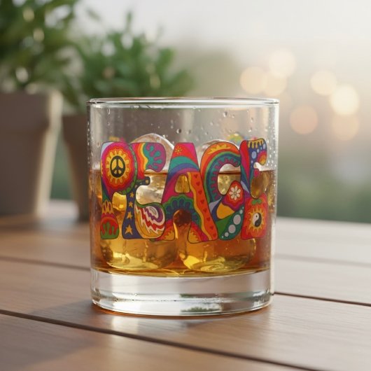 Peace Whiskey Glass Whisky Glas